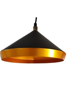 IM3 LAMPARA COLGANTE 253029P-1MBK/GD NEGRO DORADO