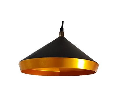 IM3 LAMPARA COLGANTE 253029P-1MBK/GD NEGRO DORADO