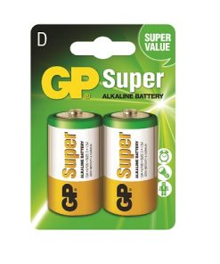 GP BATERIA ALKALINA (D) GRANDE SUPER BL 2 GP13A-2U2 (13A-C2)