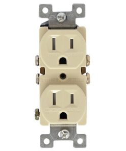 EAGLE TOMA DOBLE POLARIZADO MARFIL TR270V TAMPER 15A 125V