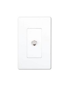 EAGLE DECOR TOMA T.V BLANCO UL2162W