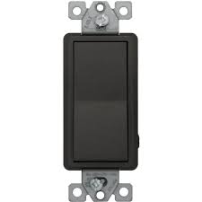 EAGLE DECOR APAGADOR DOBLE 3 VIAS NEGRO 3282-3BK