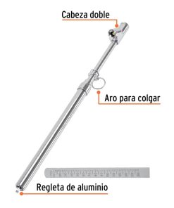 TRUPER CALIBRADOR DE PRESION CABEZA DOBLE 200PSI MEA-200X (18244)