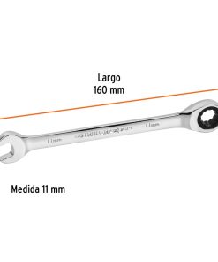 TRUPER LLAVE COROFIJA 11MM C/RATCHET LL-2011MX (13620)