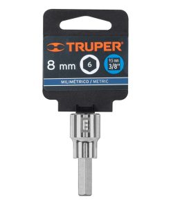 TRUPER CUBO PUNTA HEXAGONAL 3/8*8MM D-4990-8M (13489)