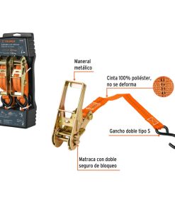 TRUPER AMARRA C/TRINQUETE 2PZS 4MTS SU-1125R (19282)