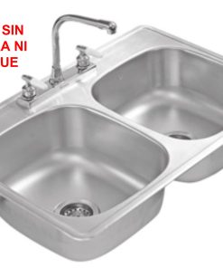 EB FREGADERO EMPOTRAR 84*56 C-110 S/DESAGUE (CALIBRE 22)