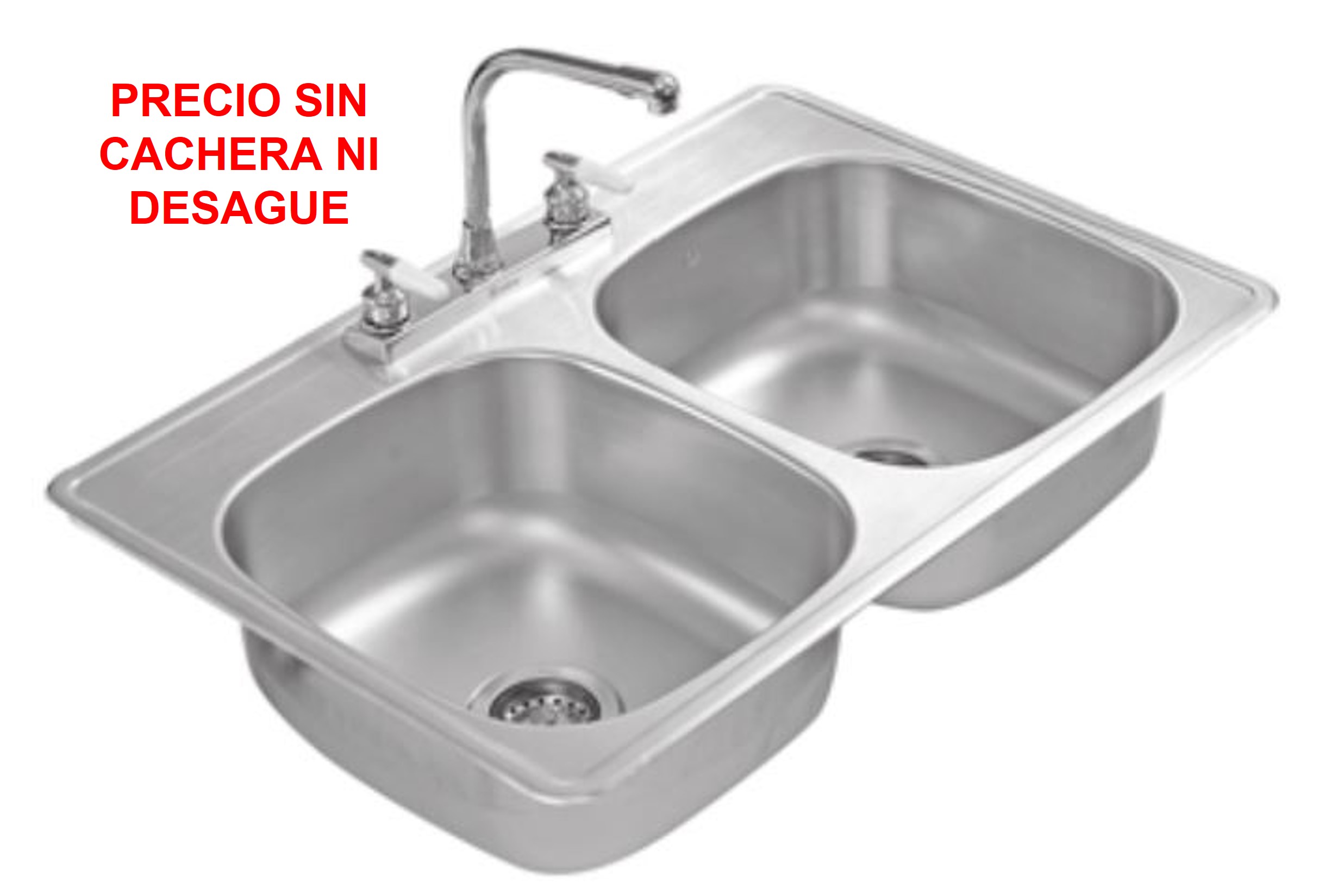 EB FREGADERO EMPOTRAR 84*56 C-110 S/DESAGUE (CALIBRE 22)