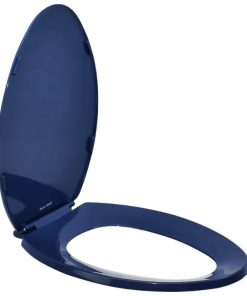 INCESA ASIENTO INODORO PLASTICO ELONGADO AZUL 700139.209