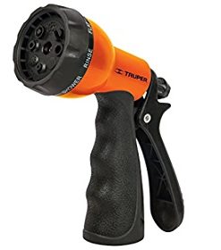 TRUPER PISTOLA P/MANGUERA PLASTICA 8 FUNCIONES PR-409 (18482)