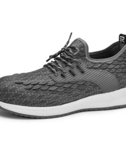 SAFETY SHOES TENNIS NYLON P/ACERO L-7382 37 GRIS/BLANCO