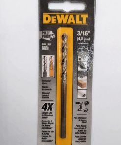 DW BROCA COBALTO 3/16 DWA1212Y BLISTER