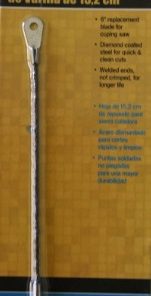 MD HOJA DE SIERRA T/VARILLA DE 15.24CM 49094