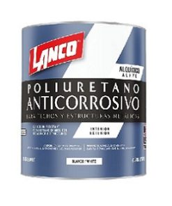 LANCO ANTICORROSIVO POLIURETANO P/TECHO BLANCO MM93 (1/4)
