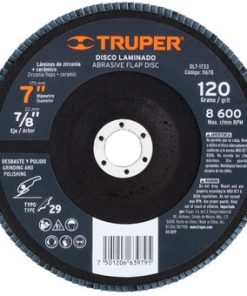 TRUPER DISCO FLAP LAMINADO D-7 7/8.DLT-1733 120 (11678)