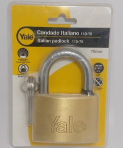 YALE CANDADO ITALIANO 70MM 110-70MM ESPIGA CORTA 1110