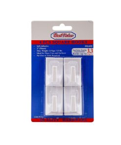 BEST VALUE GANCHO ADHESIVO 4PZ  F01455
