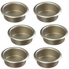 NATIONAL DEDAL REDONDO P/PUERTA SATIN 6 PCS N335-679