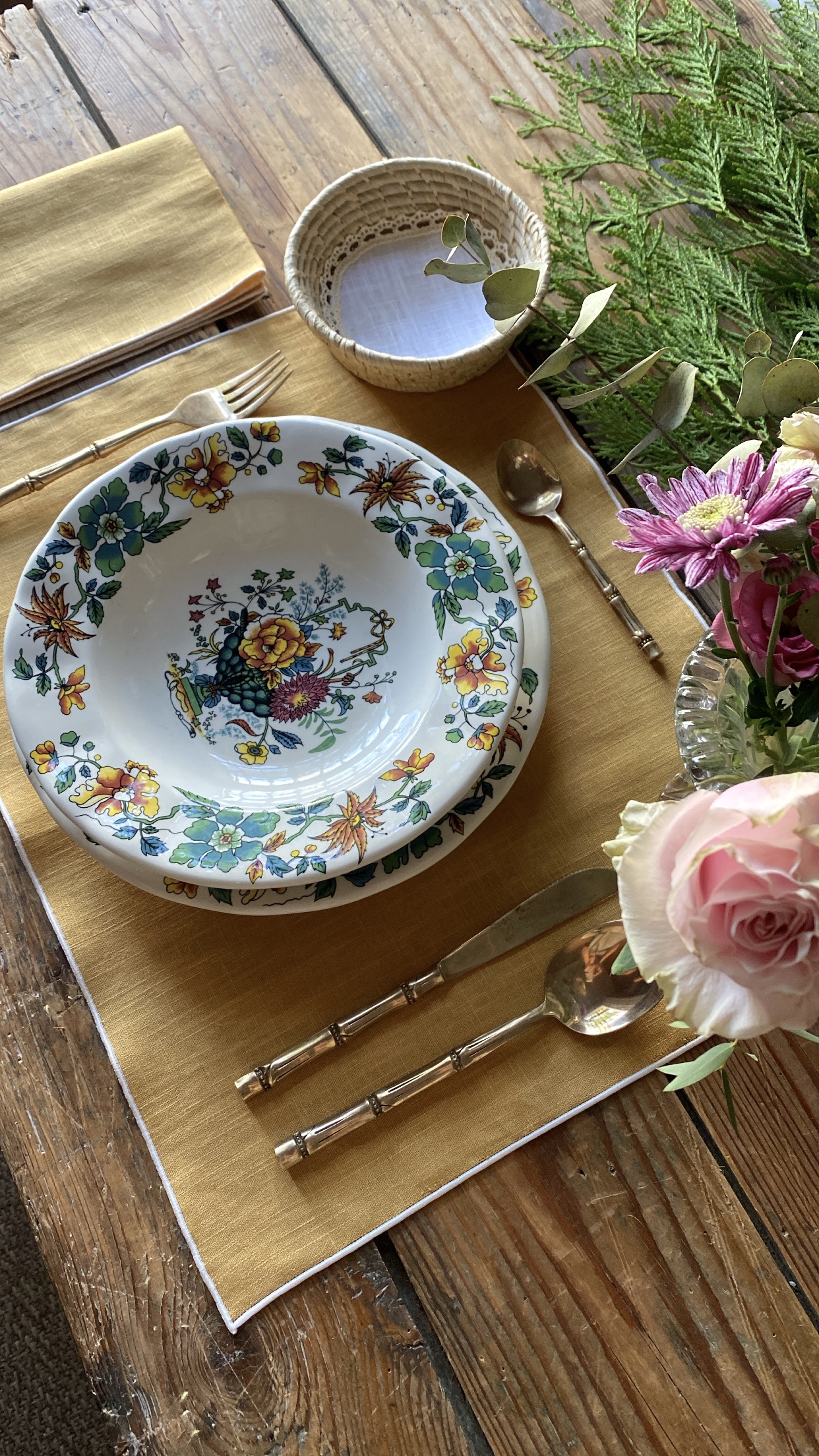 Set Individual y Servilleta Margarita