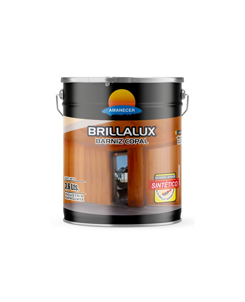 BARNIZ COPAL BRILLALUX 3.6LTS CAOBA AMANECER – CÓD: 1554
