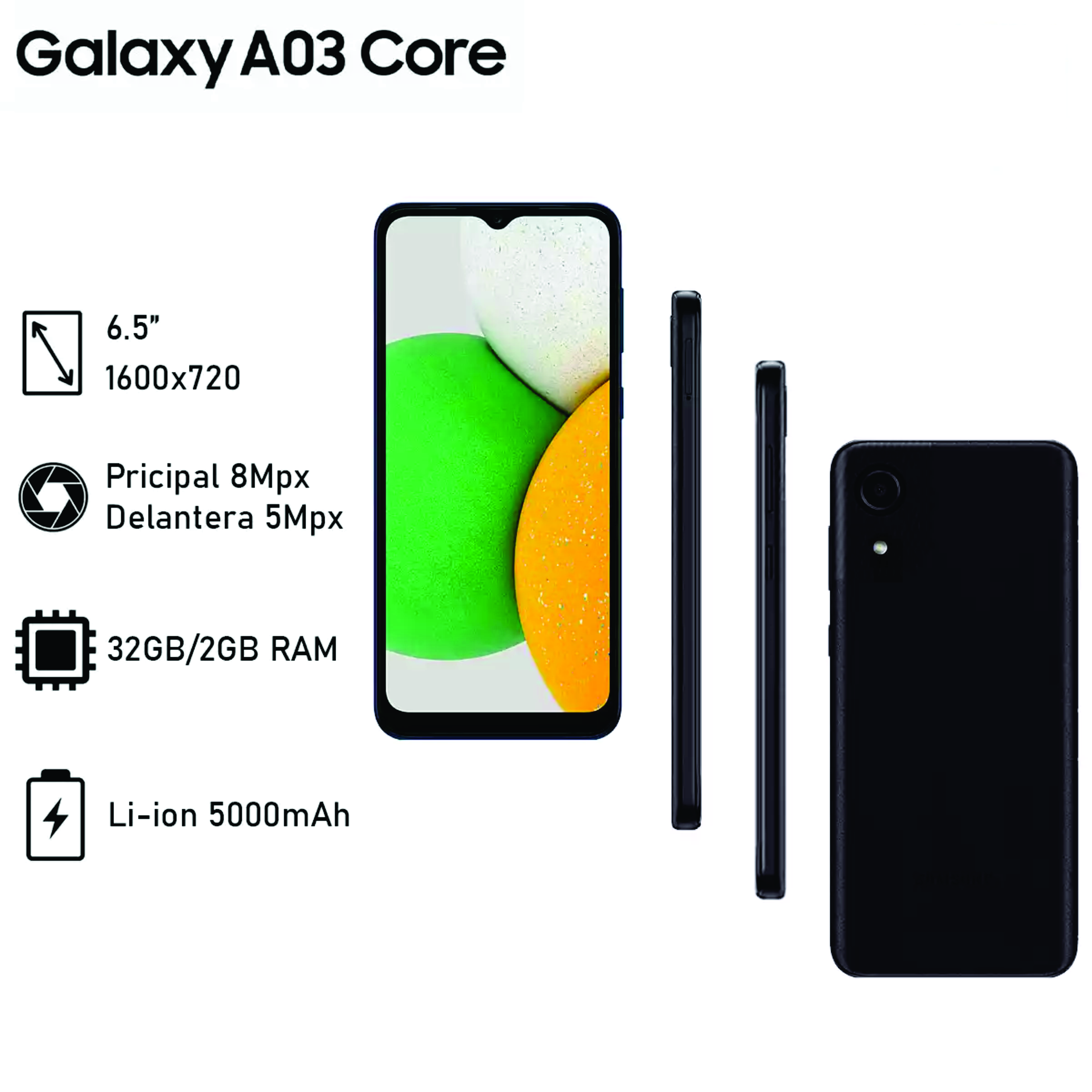 CELULAR SAMSUNG A03 CORE SM-A032M 2GB/32GB - Image 2