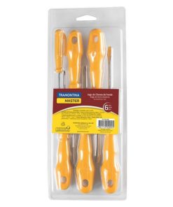 DESTORNILLADORES M. AMARILLO BLISTER TRAMONTINA JGO X 6 PZS – CÓD: 301