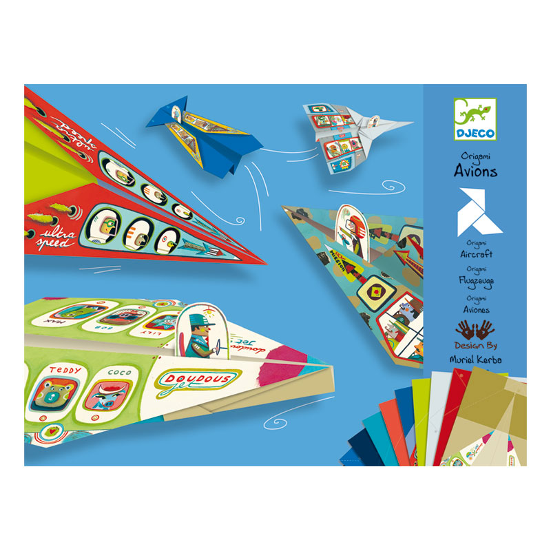ORIGAMI AVIONES DE DJECO