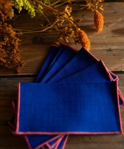 Servilletas Aperitivo Azulinas Salmón