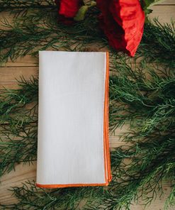 Servilleta festón naranja