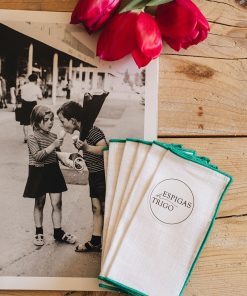 Servilletas aperitivo Festón Verde