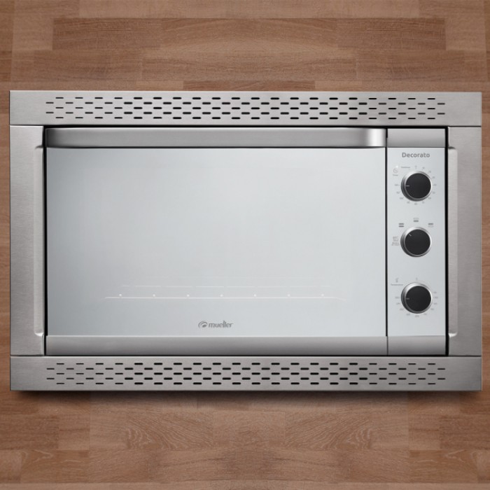 HORNO ELÉCTRICO MUELLER DECORATO INOX 44LTS