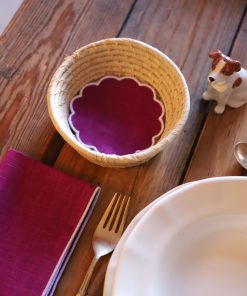 Pañitos de platitos de pan buganvilla