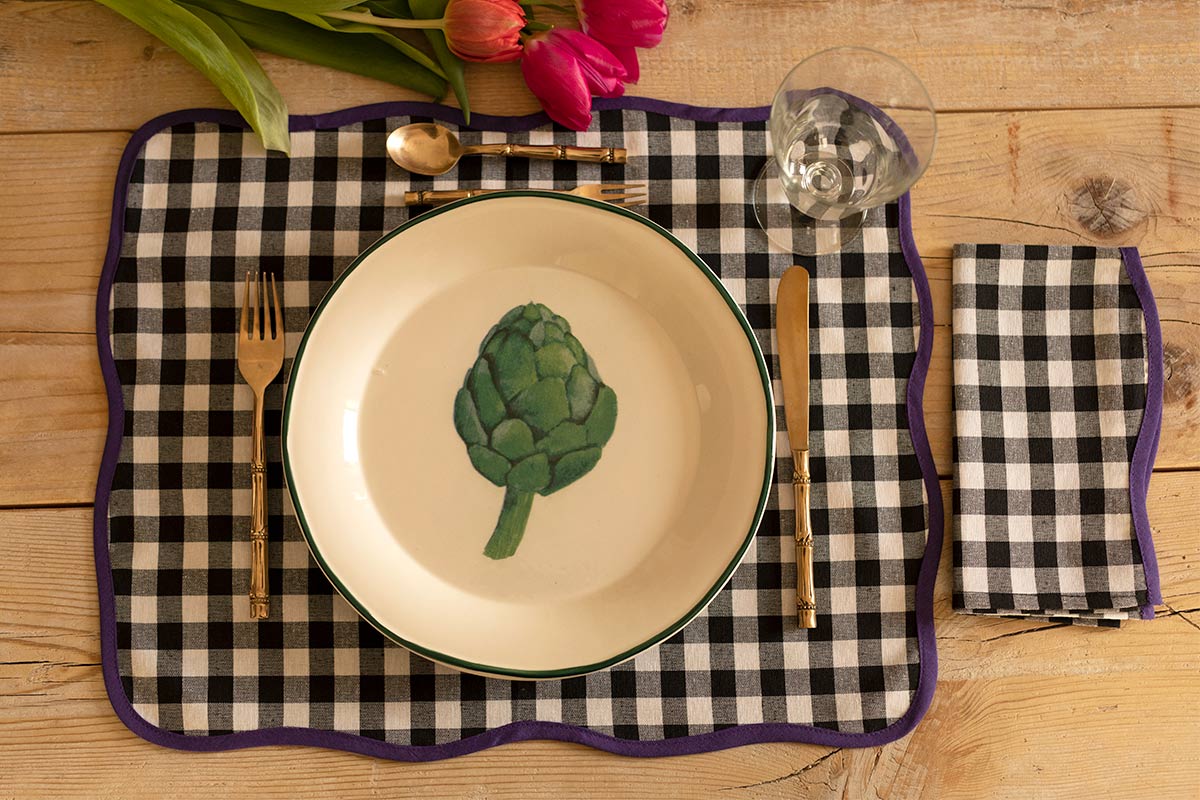 Individual Vichy Morado - Image 2