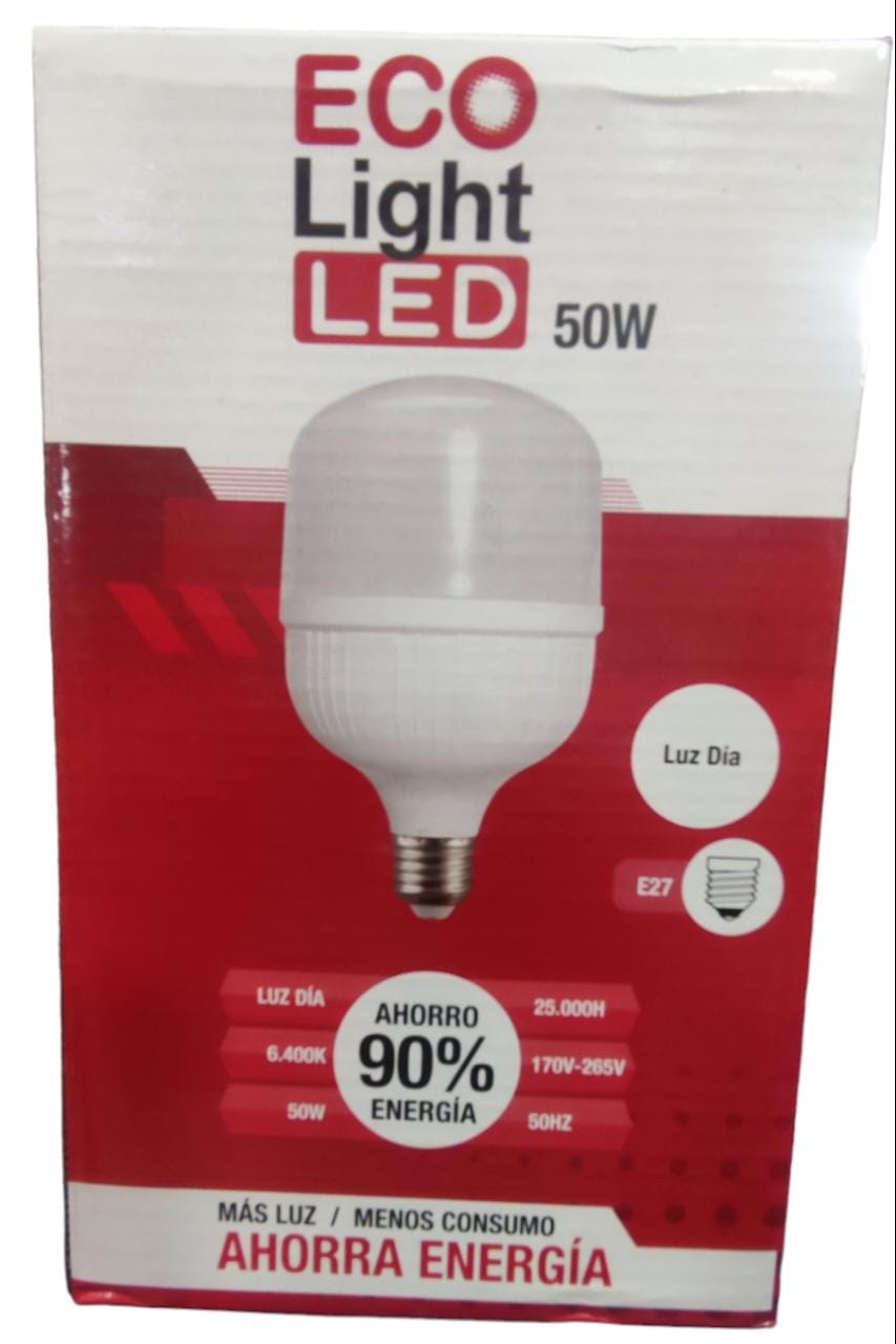 LED BULB ECOLIGHT 50W YT-T125-1 ECO E27 6400K – CÓD: 1119