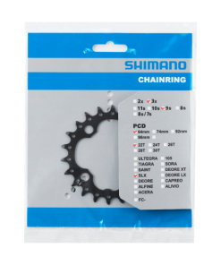 SHIMANO SLX Plato 22D para FC-M677/FC-M665/FC-M660/FC-M627/FC-M627-B/FC-M617/FC-M617-B2