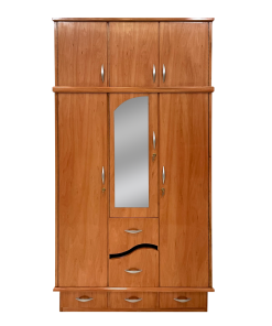 Placard de 3 cuerpos LA Espejado c/ Valijera