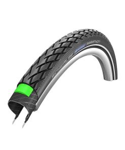 CUBIERTA BROMPTON SCHWALBE MARATHON 16×1.35 GREEN ADDIX ECO RIGIDA