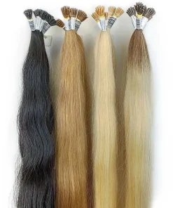 Pelo Virgen en MICRORING Asiático – 60 cm – Colores