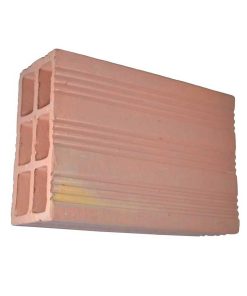 Muro de bloque número 4 (10X20X30 cm) recibida con mortero