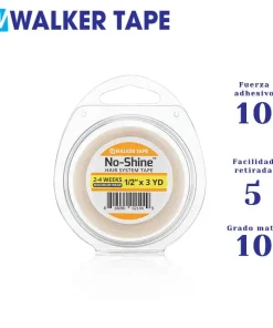 Rollo de cinta adhesiva No-Shine para prótesis.