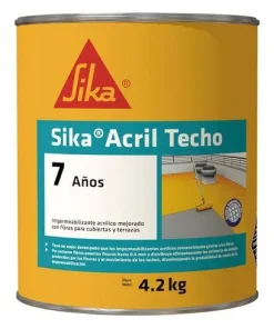 SIKA ACRIL TECHO 7 x 4.2 Kg BLANCO